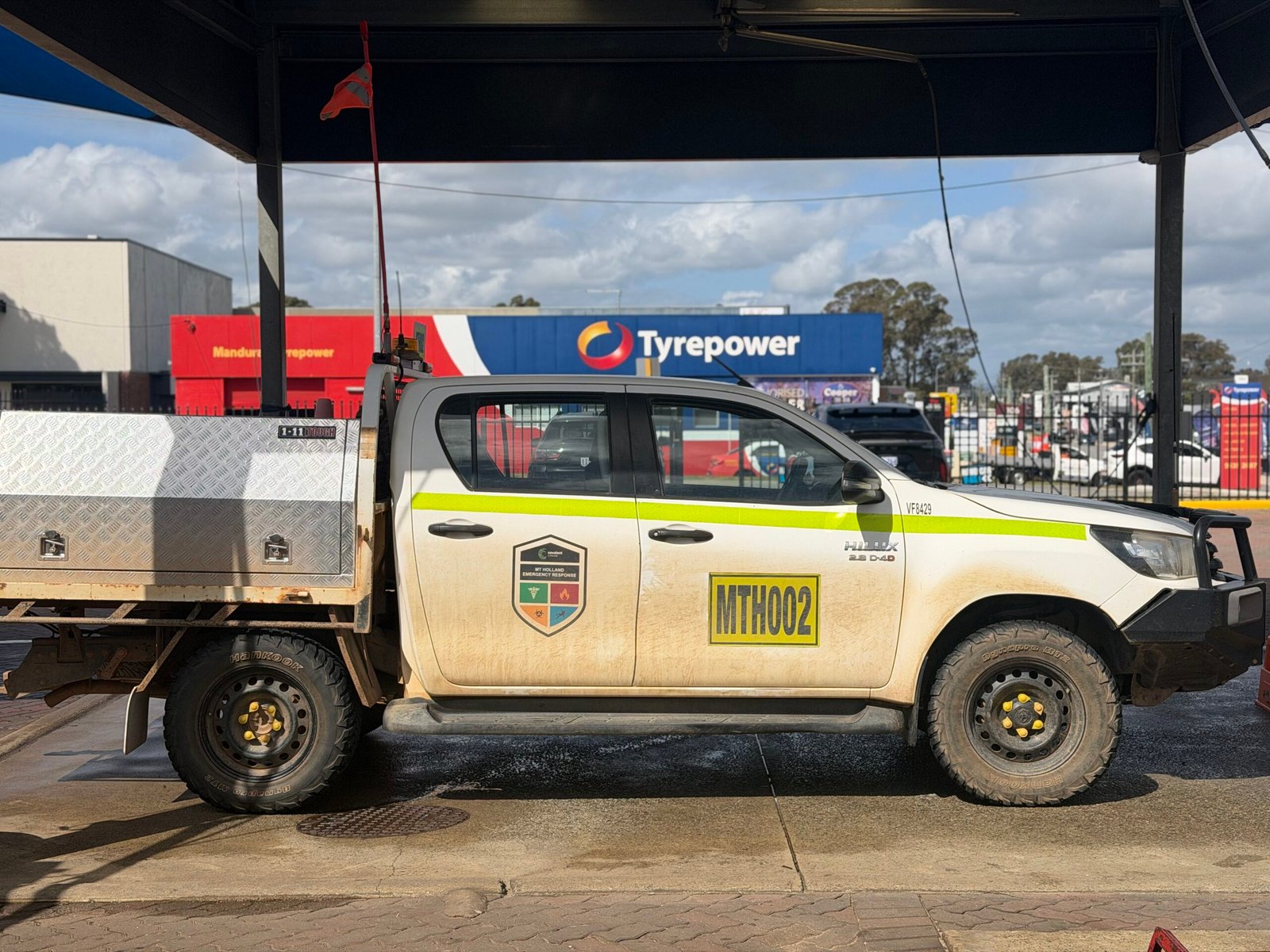 Car being hand washed at Mandurah Hand Car Wash